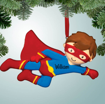 Superman Christmas ornament