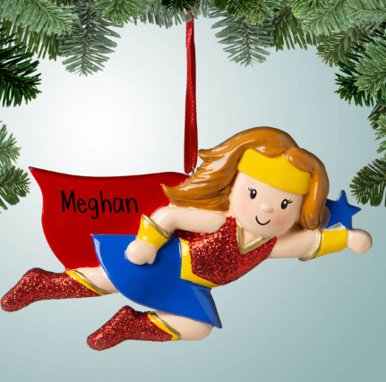 Wonder Woman Christmas ornament