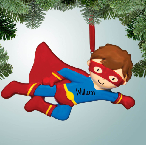 super hero ornaments
