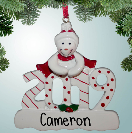 2019 Snowman ornament