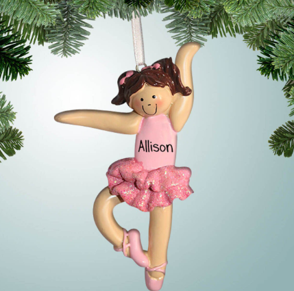 Ballerina Christmas Ornament